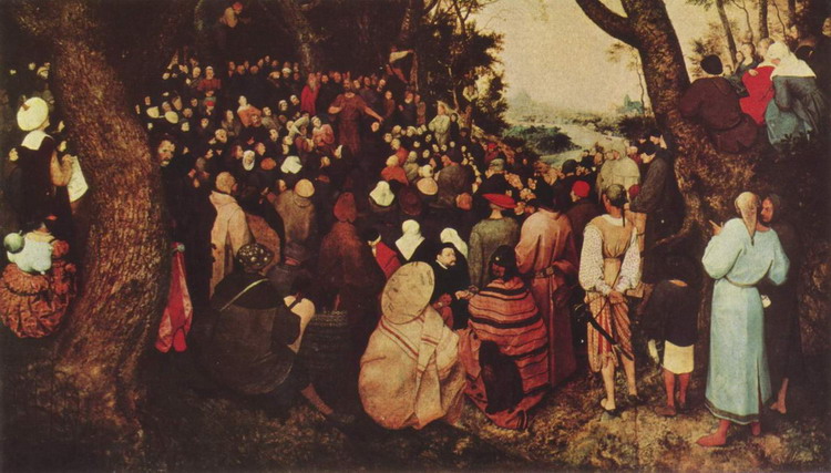 Брейгель (Breughel, Brueghel или Bruegel) Питер, С: Иоанн Креститель, проповедующий покаяние