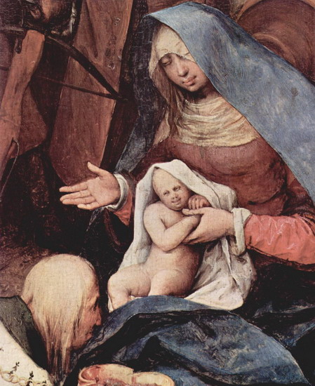 Брейгель (Breughel, Brueghel или Bruegel) Питер, С: Поклонение волхвов. Фрагмент 3
