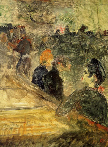 Тулуз-Лотрек (De Toulouse-Lautrec) Анри Мари Раймо: Бал в Мулен де ла Галетт
