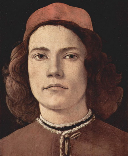 Боттичелли (Botticelli) Сандро (наст. Алессандро Ф: Портрет молодого человека. Фрагмент