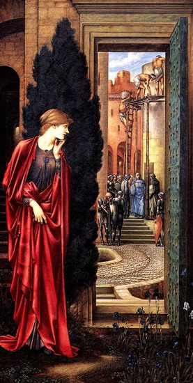 Берн-Джонс (Burne-Jones) Эдуард Коли: Даная и медный замок