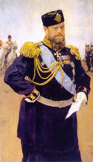 Серов Валентин Александрович: Портрет Александра III