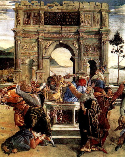 Боттичелли (Botticelli) Сандро (наст. Алессандро Ф: Наказание Корея, Дафана и Абирона