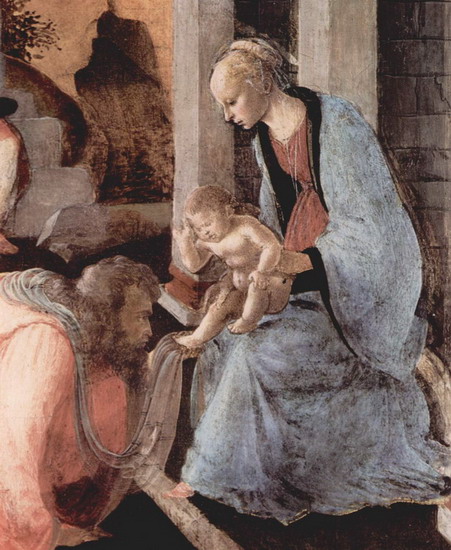 Боттичелли (Botticelli) Сандро (наст. Алессандро Ф: Поклонение волхвов. Деталь