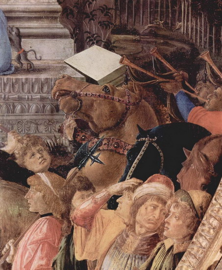 Боттичелли (Botticelli) Сандро (наст. Алессандро Ф: Поклонение волхвов. Детель1