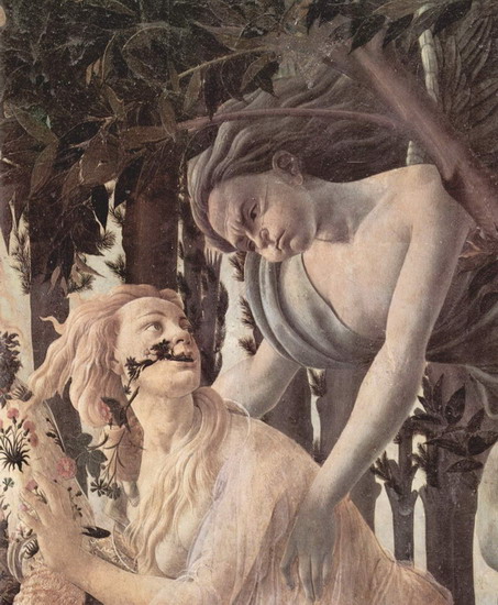 Боттичелли (Botticelli) Сандро (наст. Алессандро Ф: Весна. Деталь. Зефир и Хлоя