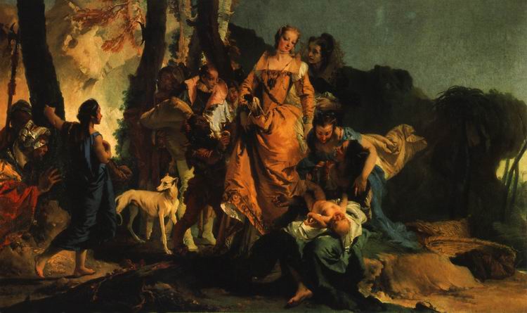 Тьеполо (Tiepolo) Джованни Баттиста: Нахождение Моисея