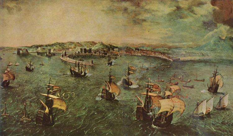 Брейгель (Breughel, Brueghel или Bruegel) Питер, С: Гавань в Неаполе