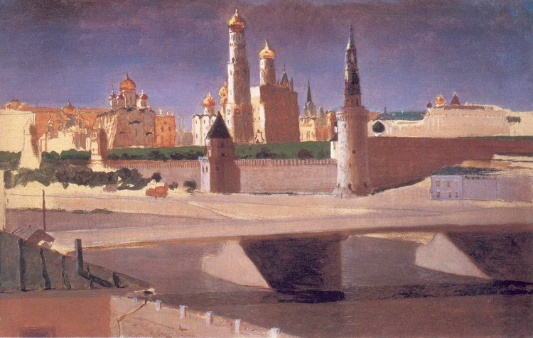 Куинджи Архип Иванович: Москва. Вид на Кремль со стороны Замоскворечья