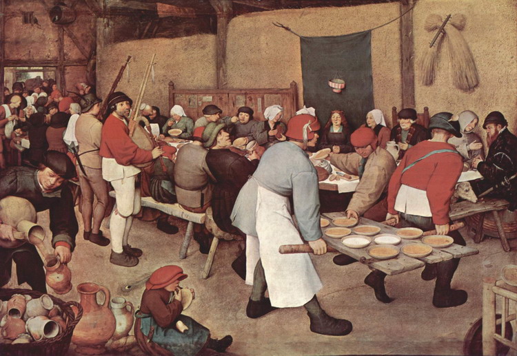 Брейгель (Breughel, Brueghel или Bruegel) Питер, С: Крестьянская свадьба 2