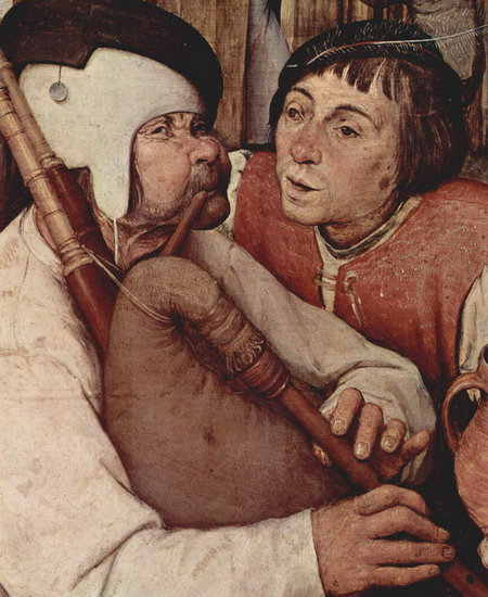 Брейгель (Breughel, Brueghel или Bruegel) Питер, С: Крестьянский танец. Фрагмент 3