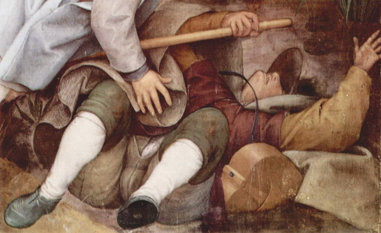 Брейгель (Breughel, Brueghel или Bruegel) Питер, С: Притча о слепых. Фрагмент 2
