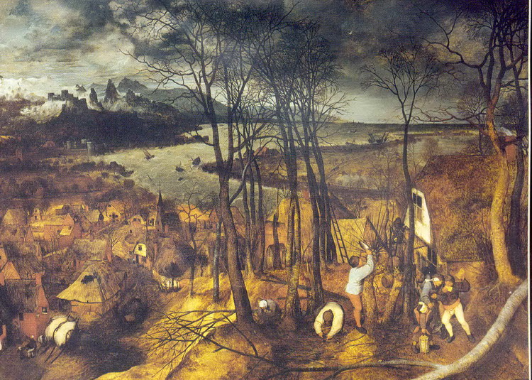 Брейгель (Breughel, Brueghel или Bruegel) Питер, С: Серия Времена года. Сумрачный день