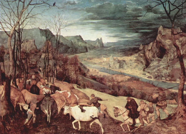Брейгель (Breughel, Brueghel или Bruegel) Питер, С: Серия месяцы. Октябрь или ноябрь