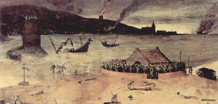 Брейгель (Breughel, Brueghel или Bruegel) Питер, С: Триумф смерти. Фрагмент 1