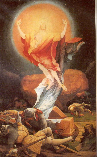 Грюневальд Матис: Изенхеймский алтарь. Воскресение Христа