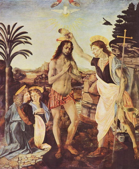 Да Винчи Леонардо: Крещение Христа