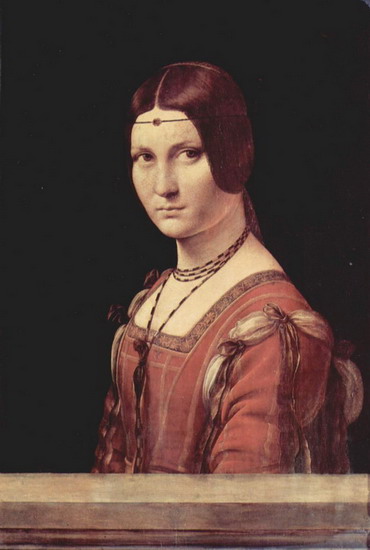 Да Винчи Леонардо: Портрет молодой женщины