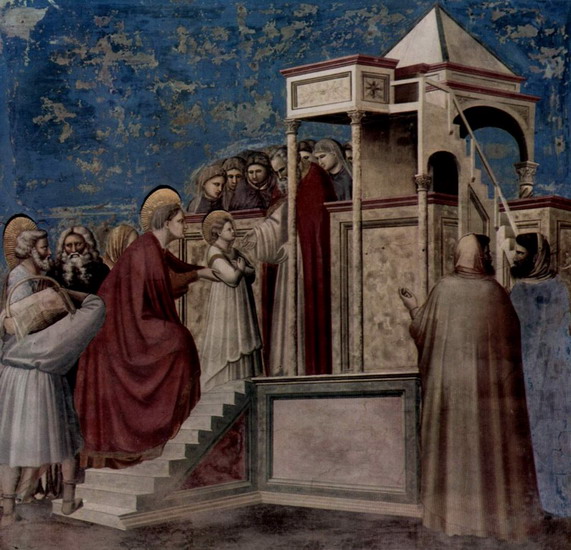 Джотто ди Бондоне (Giotto di Bondone) : Введение во храм
