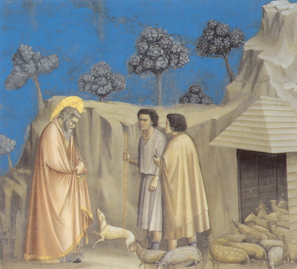 Джотто ди Бондоне (Giotto di Bondone) : Возвращение Иоакима к пастухам