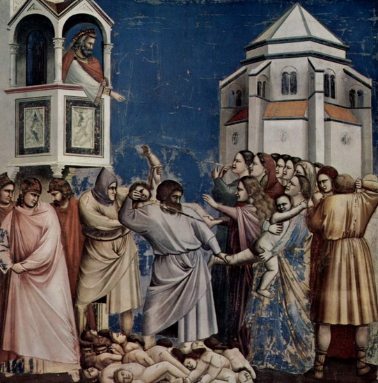 Джотто ди Бондоне (Giotto di Bondone) : Избиение младенцев