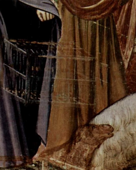 Джотто ди Бондоне (Giotto di Bondone) : Изгнание торгующих из храма. Деталь