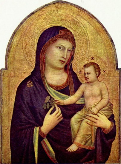 Джотто ди Бондоне (Giotto di Bondone) : Мадонна с младенцем