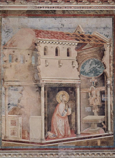 Джотто ди Бондоне (Giotto di Bondone) : Молитва Св.Франциска