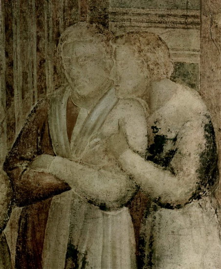 Джотто ди Бондоне (Giotto di Bondone) : Пир Ирода. Фрагмент 2