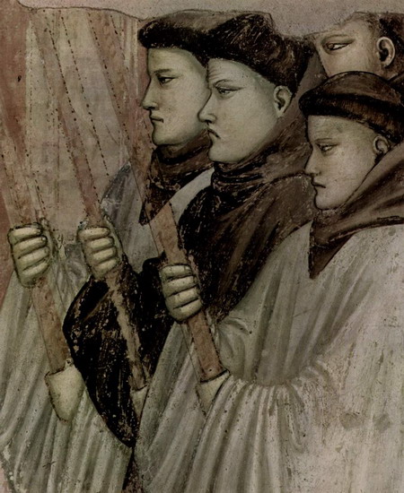 Джотто ди Бондоне (Giotto di Bondone) : Подтверждение стигматов. Фрагмент 2