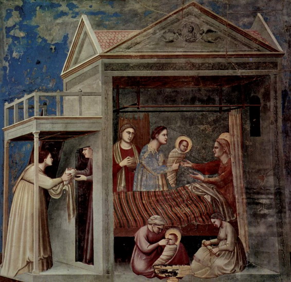 Джотто ди Бондоне (Giotto di Bondone) : Рождество Богородицы