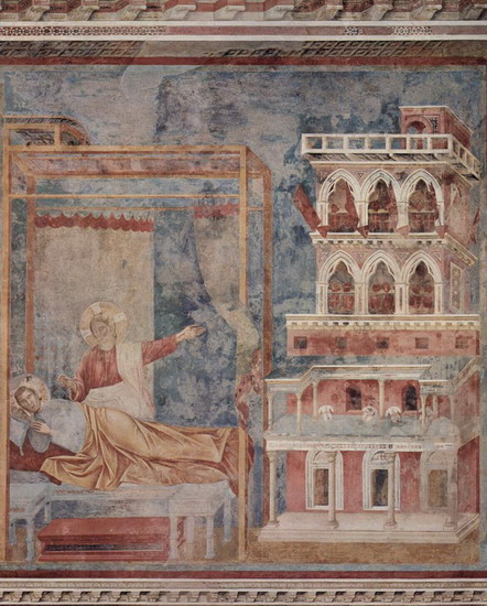 Джотто ди Бондоне (Giotto di Bondone) : Сон Св.Франциска