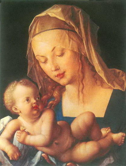 Дюрер (Durer) Альбрехт : Мадонна с младенцем