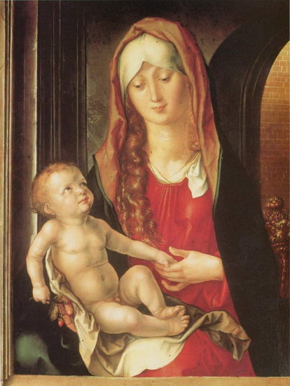 Дюрер (Durer) Альбрехт : Мария с младенцем