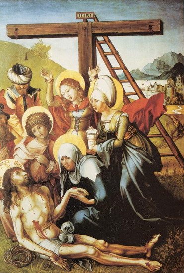 Дюрер (Durer) Альбрехт : Семь скорбей Марии. Снятие со креста