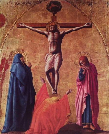 Мазаччо (Masaccio) (наст. имя Томмазо ди Джованни ди Симоне Кассаи, Tomasso di Giovanni di Simone Cassai): Распятие