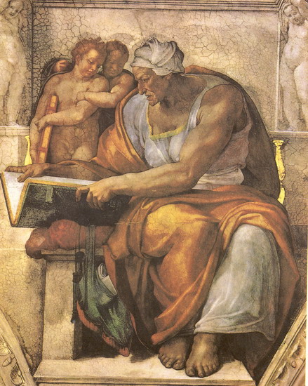Микеланджело Буонарроти (Michelangelo Buonarroti) : Кумская Сивилла