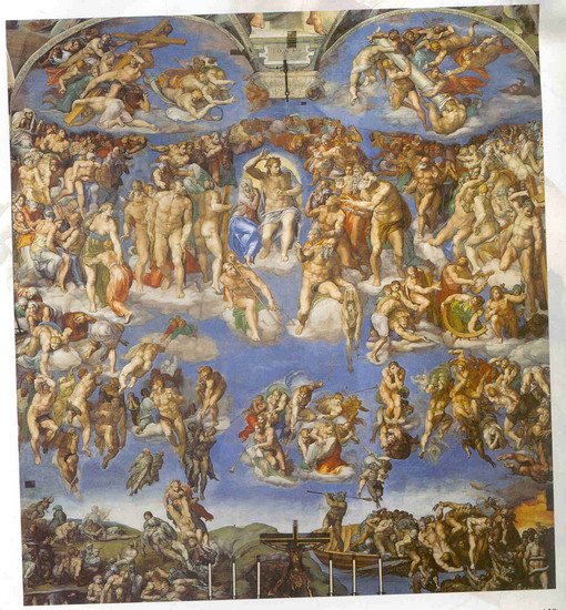 Микеланджело Буонарроти (Michelangelo Buonarroti) : Страшный суд2