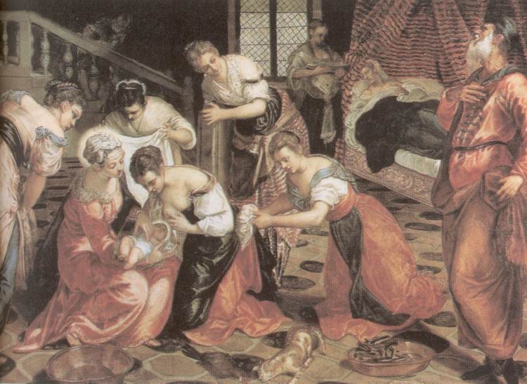 Тинторетто (Tintoretto) (наст. фам. Робусти, Robus: Нахождение Моисея