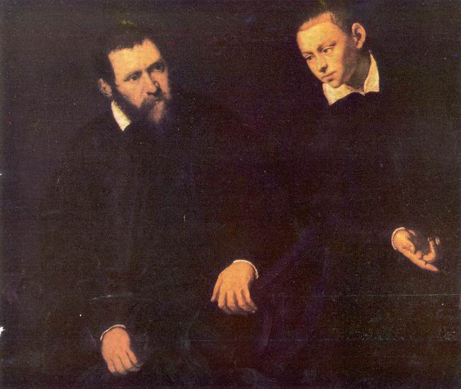 Тинторетто (Tintoretto) (наст. фам. Робусти, Robus: Портрет старика и юноши