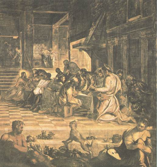 Тинторетто (Tintoretto) (наст. фам. Робусти, Robus: Тайная вечеря