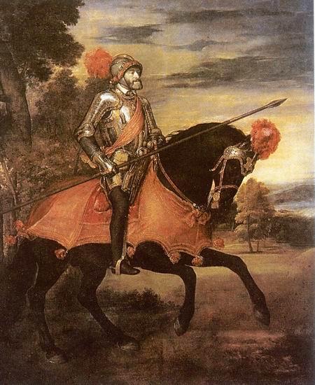 Тициан (Тициано Вечеллио) (Tiziano Vecellio): Карл V в битве при Мюльберне