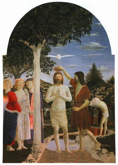 Франческа Пьеро: Крещение Христа 2