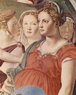 Бронзино (Bronzino) Аньоло : Капелла Элеоноры Толедской. Переход израильтян через Красное море. Деталь 1