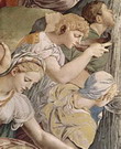 Бронзино (Bronzino) Аньоло : Капелла Элеоноры. Моисей иссекает воду из скалы. Деталь.