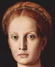 Бронзино (Bronzino) Аньоло : Портрет Лукреции Пачиатики. Фрагмент