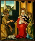Бальдунг Ганс (прозвище Грин) : Богородица с младенцем, святая Анна и Иоанн Креститель