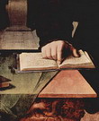 Бронзино (Bronzino) Аньоло : Портрет Уголино Мартелли. Деталь