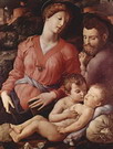 Бронзино (Bronzino) Аньоло : Святое семейство с Иоанном Крестителем