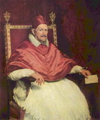 Веласкес  Родригес де Сильва Веласкес (Rodrigez de: Портрет папы Иннокентия X